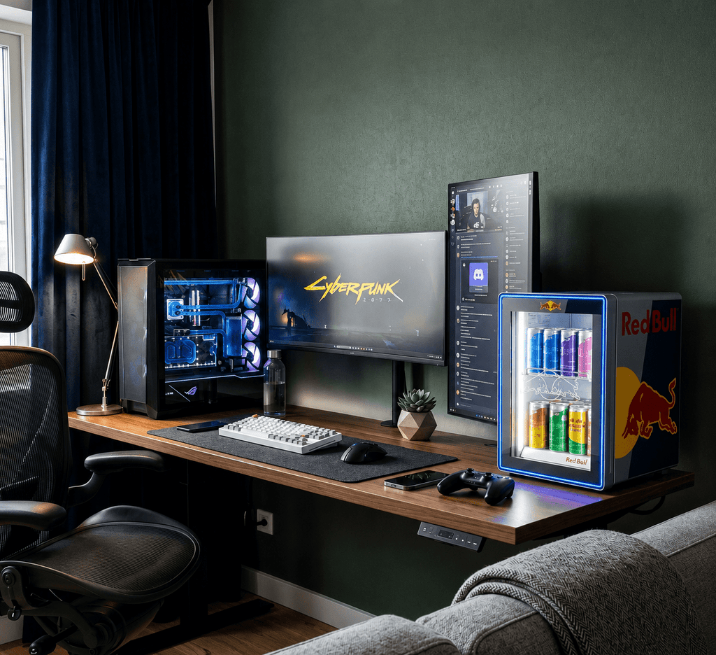 Mini Frigo Red Bull 21L Officiel – Réfrigérateur Compact Gamer - Le Coin Frigo